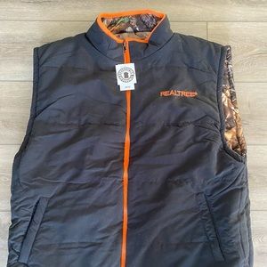 Real tree Reversible Vest Camo/Black